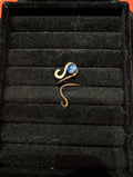 Sodalite Brass Ring