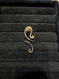 Tiger's Eye Brass Ring