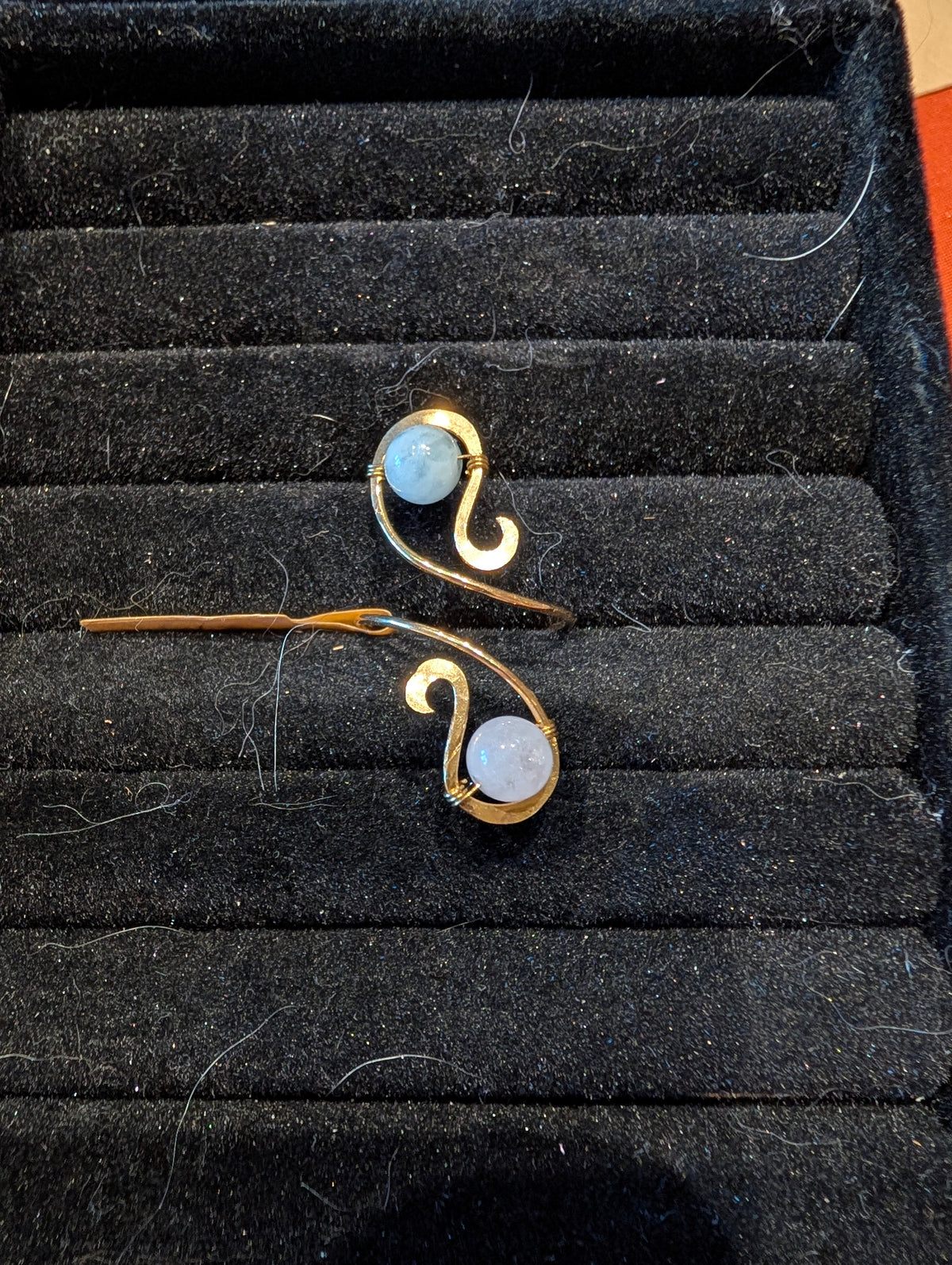 Multi-beryl Brass Ring