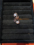 Rose Quartz Copper Ring