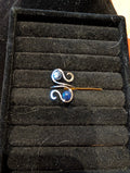Sodalite Silver-filled Ring