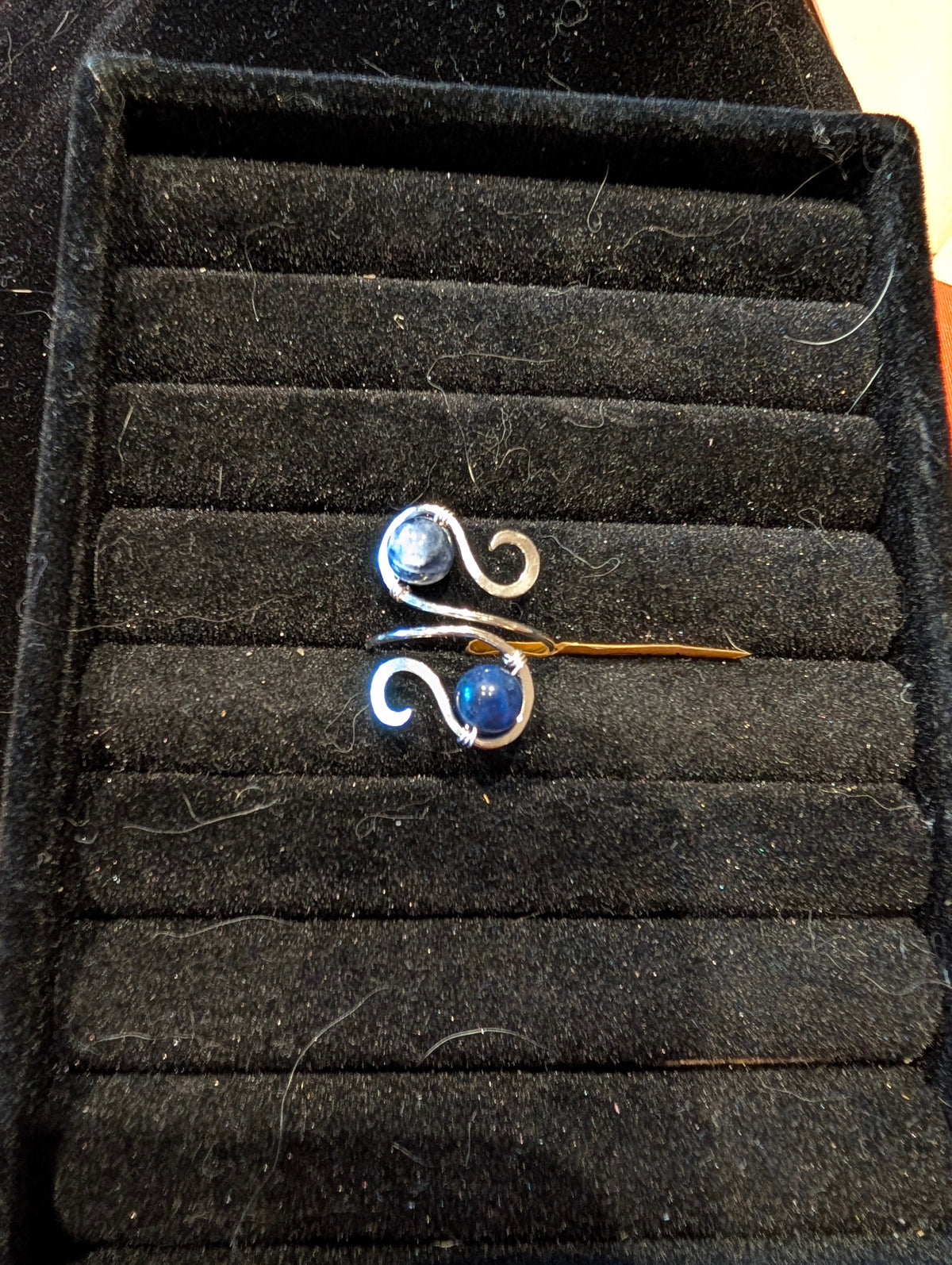 Sodalite Silver-filled Ring