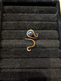 Hematite Brass Ring