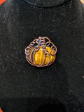 Tiger's Eye Pumpkin Pendant