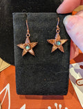 Labradorite Star Charm Earrings