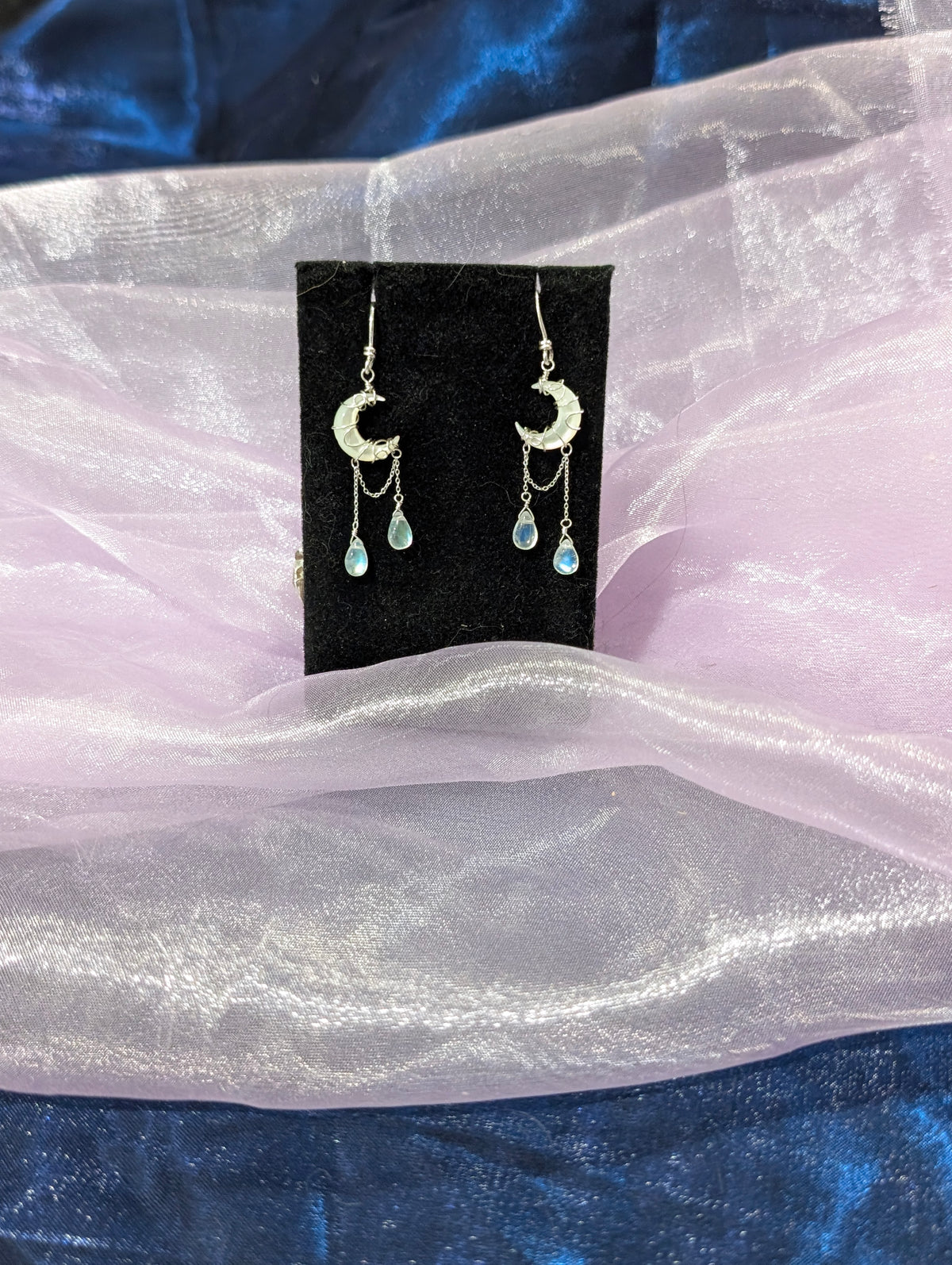 Moon Drop Earrings
