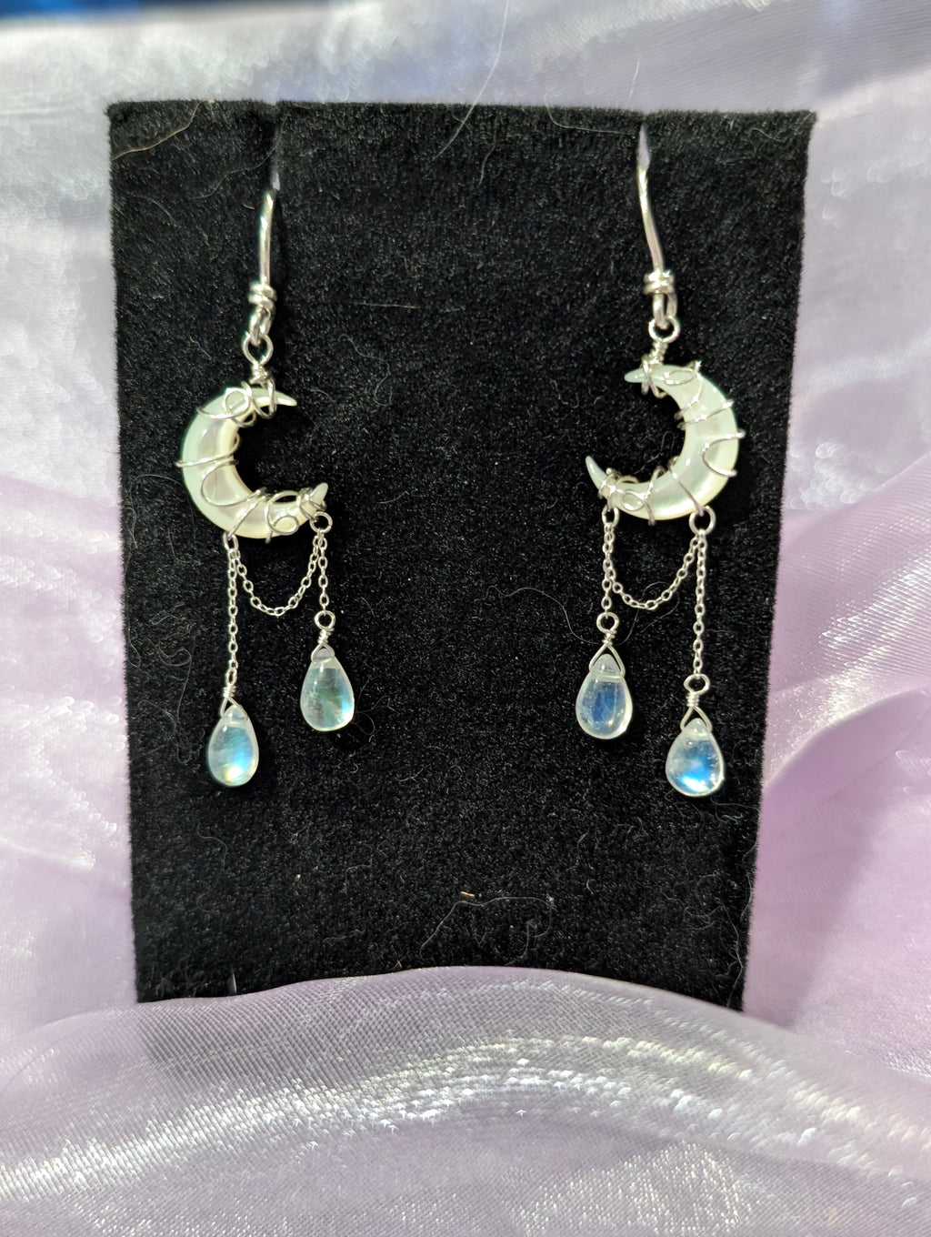 Moon Drop Earrings