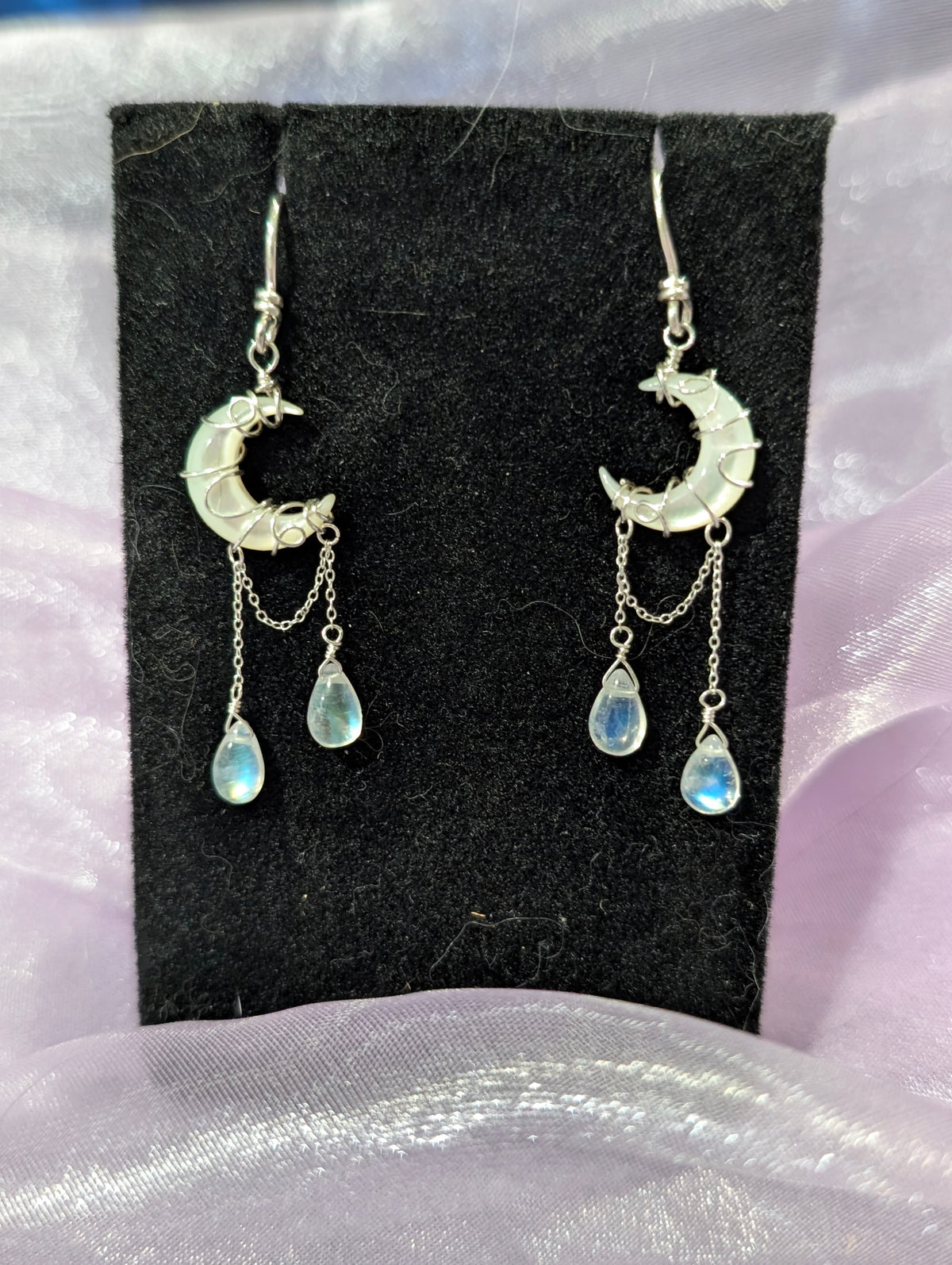 Moon Drop Earrings