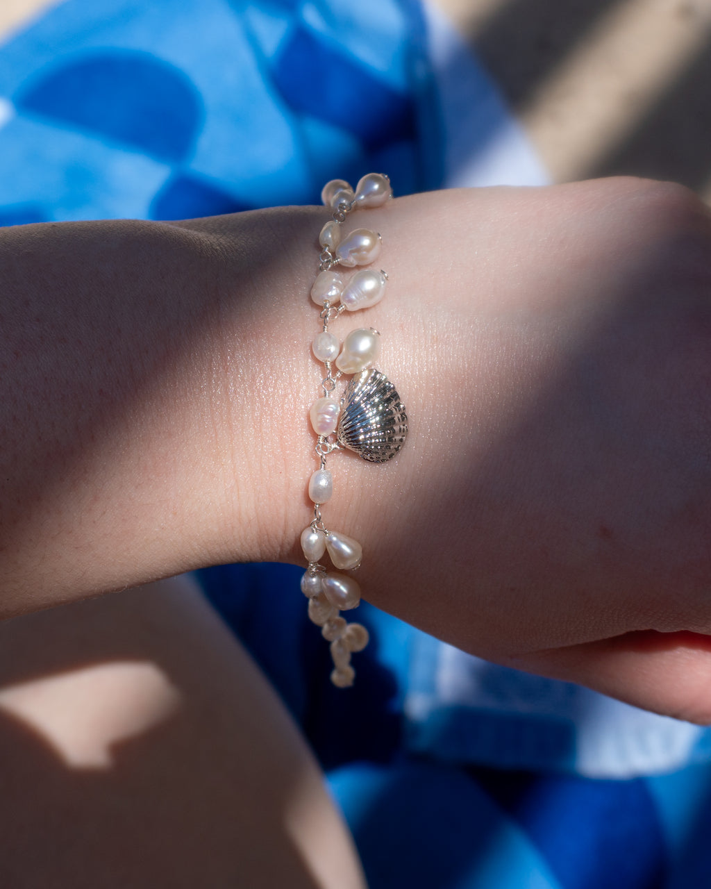 Pearl Charm Bracelet