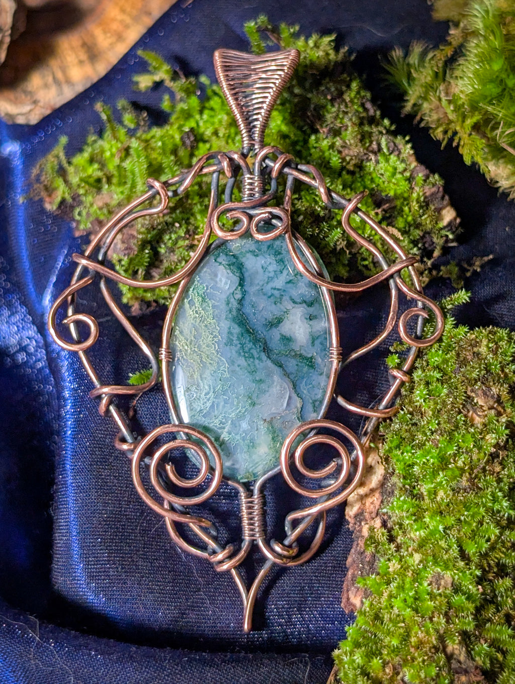 Moss Agate Pendant