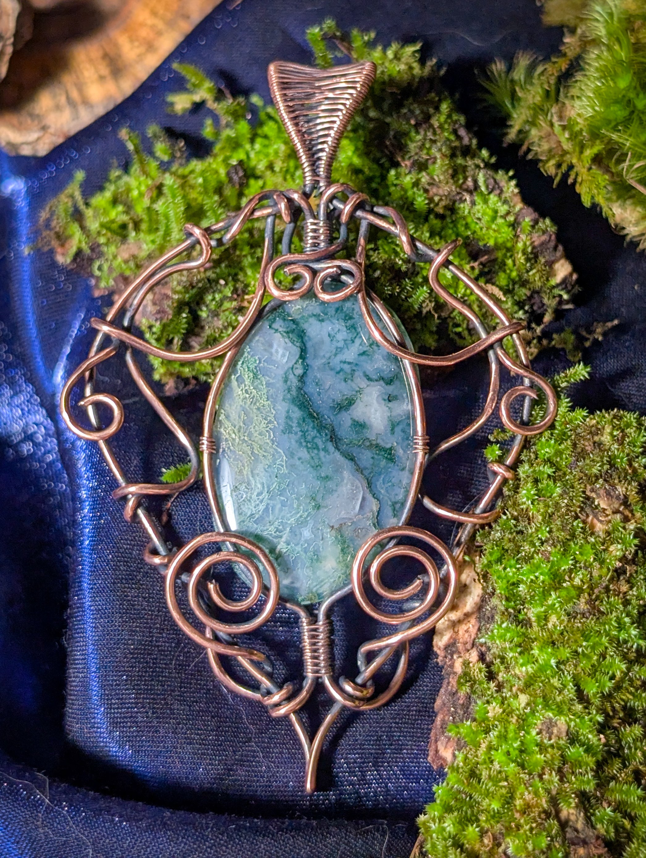 Moss Agate Pendant