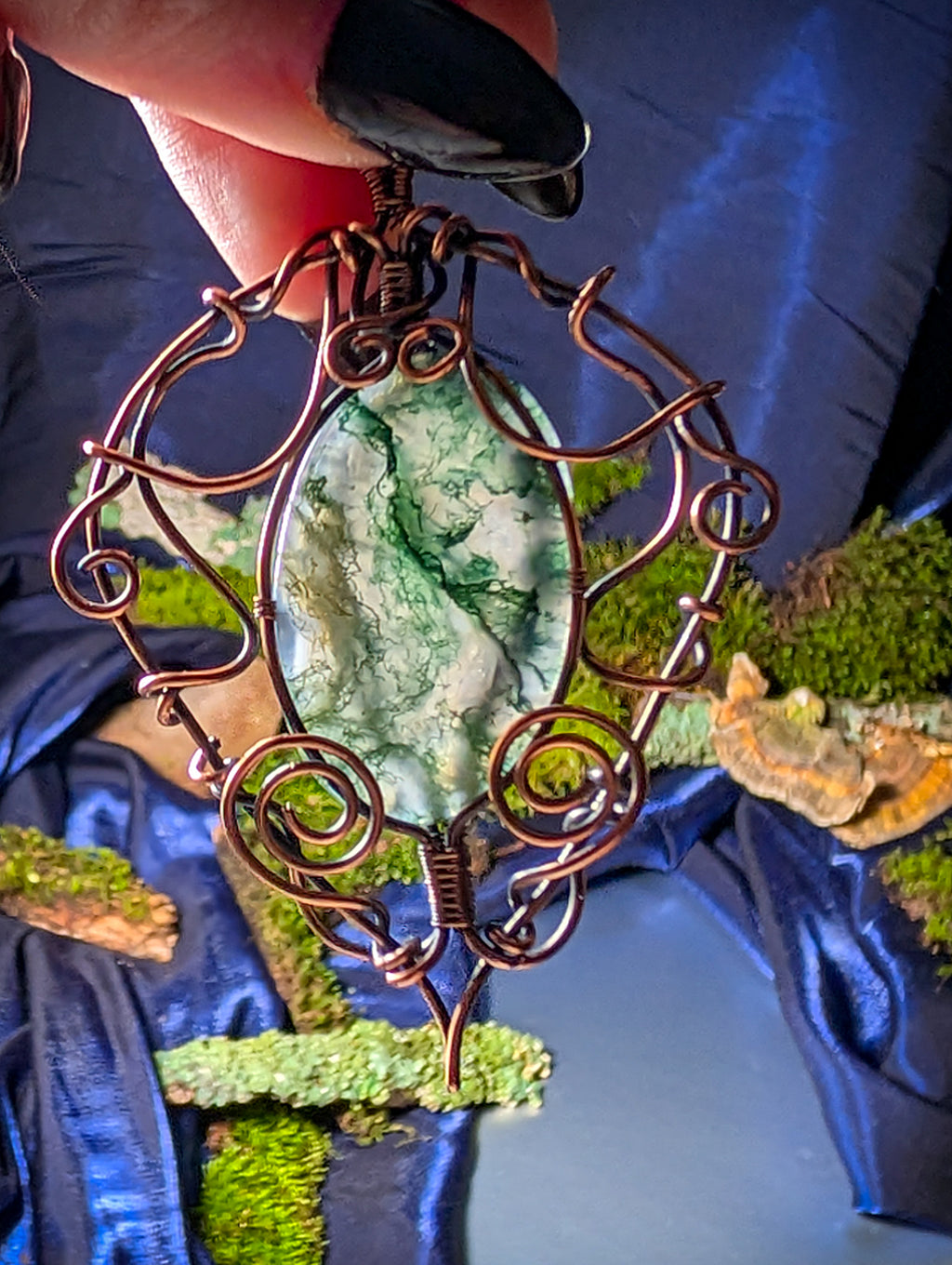 Moss Agate Pendant
