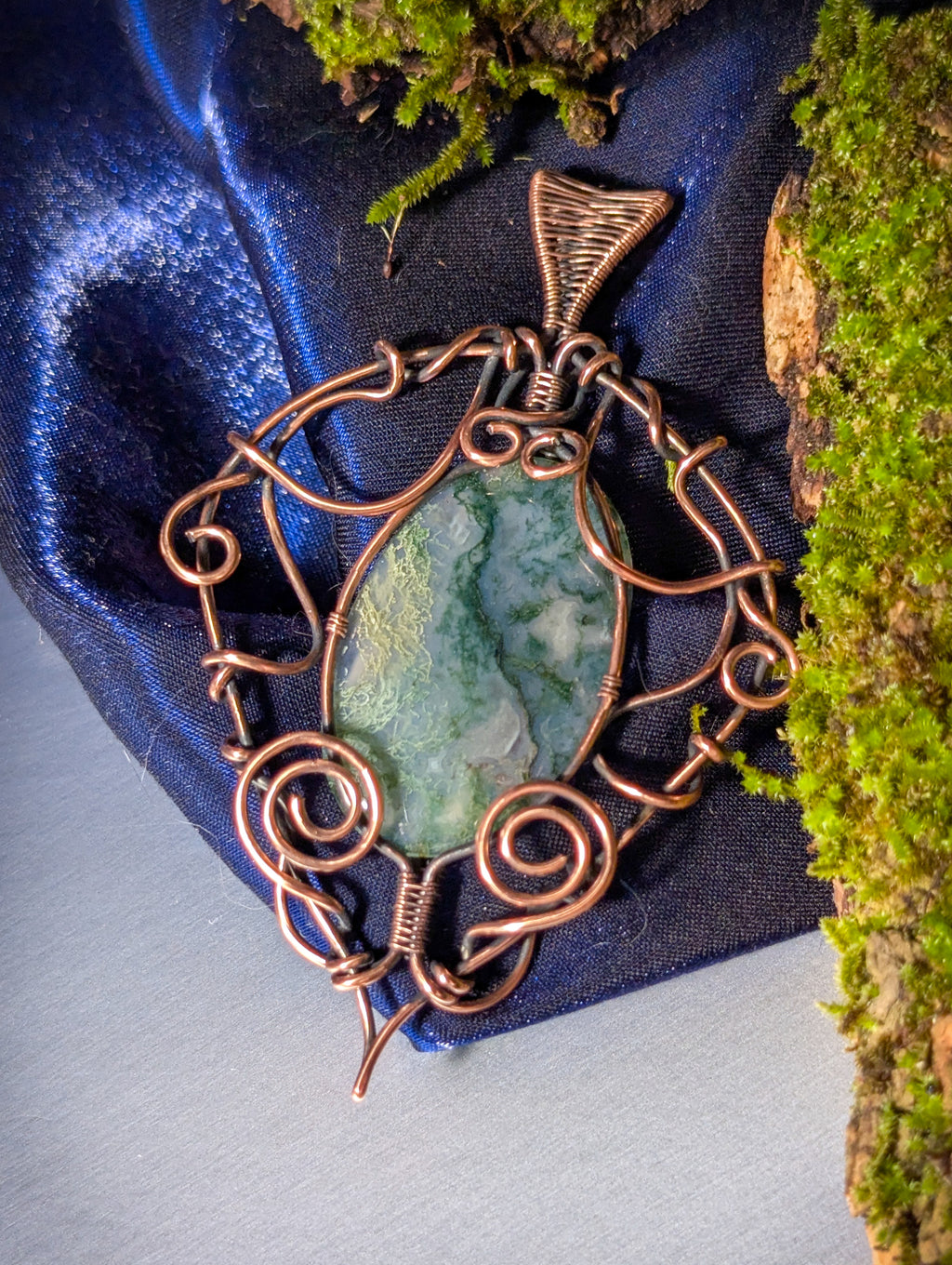 Moss Agate Pendant