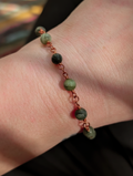 Serpentine Beaded Chain Bracelet