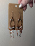 Dangly Tree Agate Earrings
