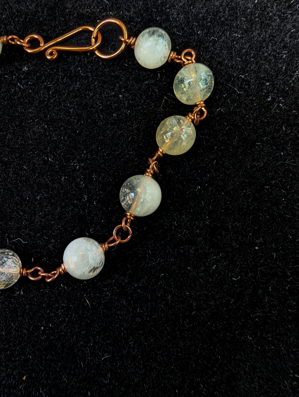 Citrine Bead Chain Bracelet