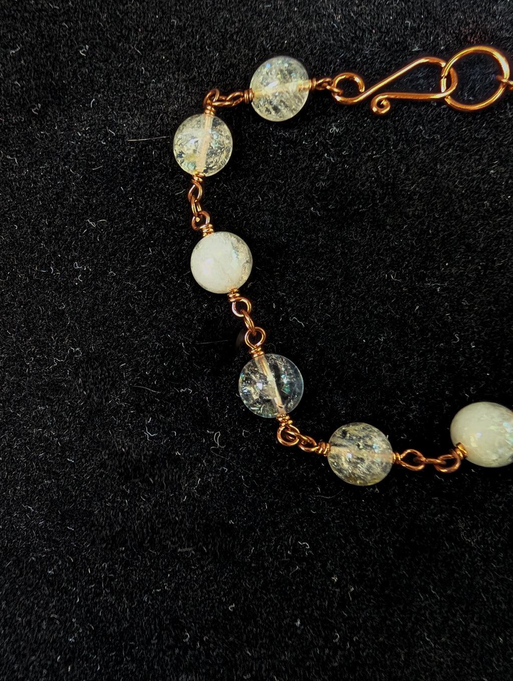 Citrine Bead Chain Bracelet