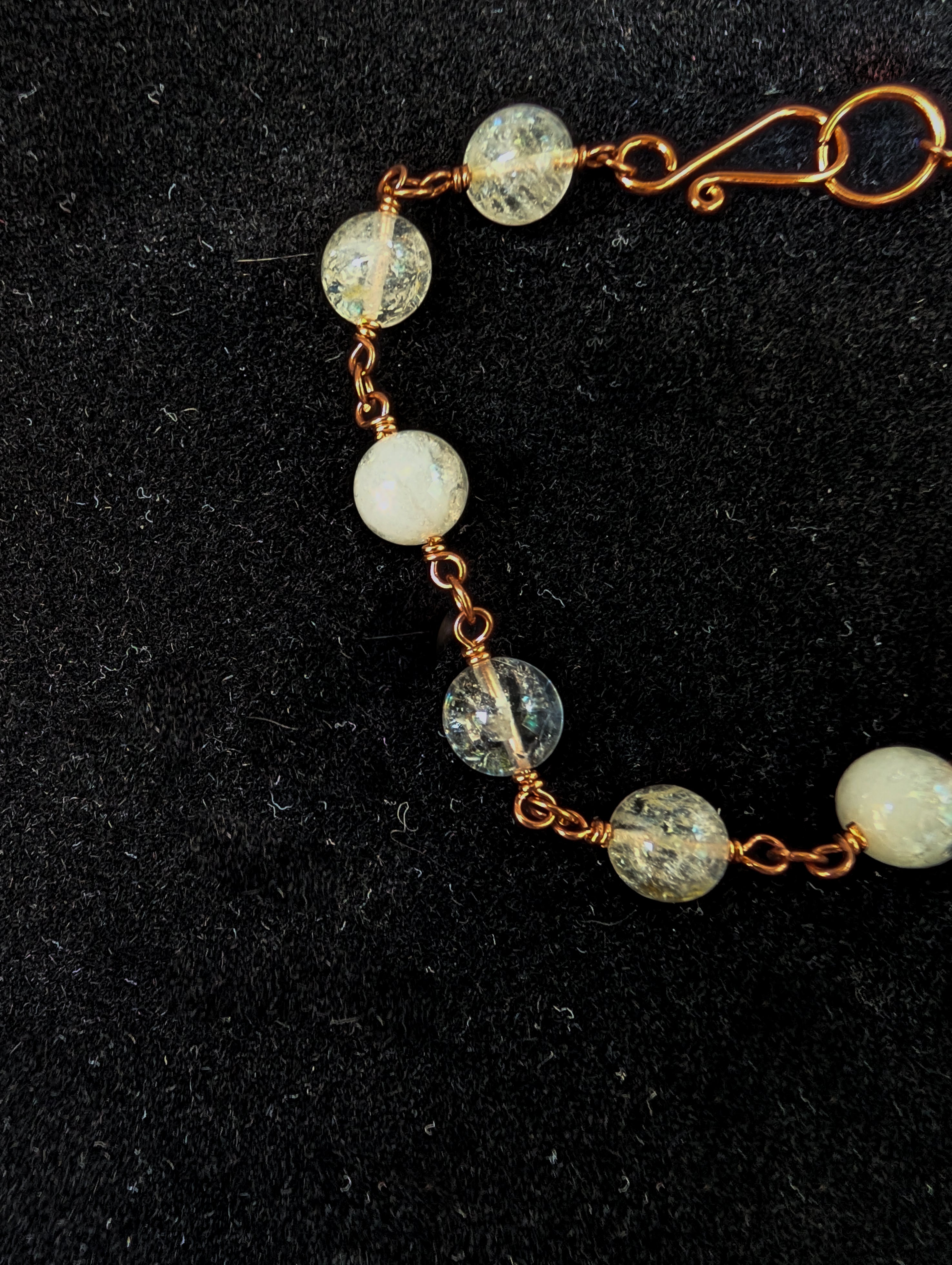 Citrine Bead Chain Bracelet