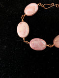 Rhodonite Bead Chain Bracelet
