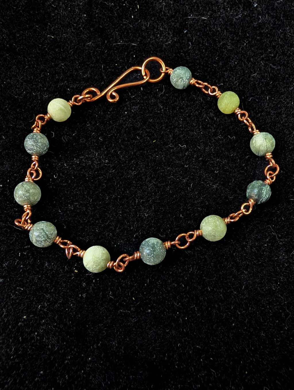 Serpentine Beaded Chain Bracelet