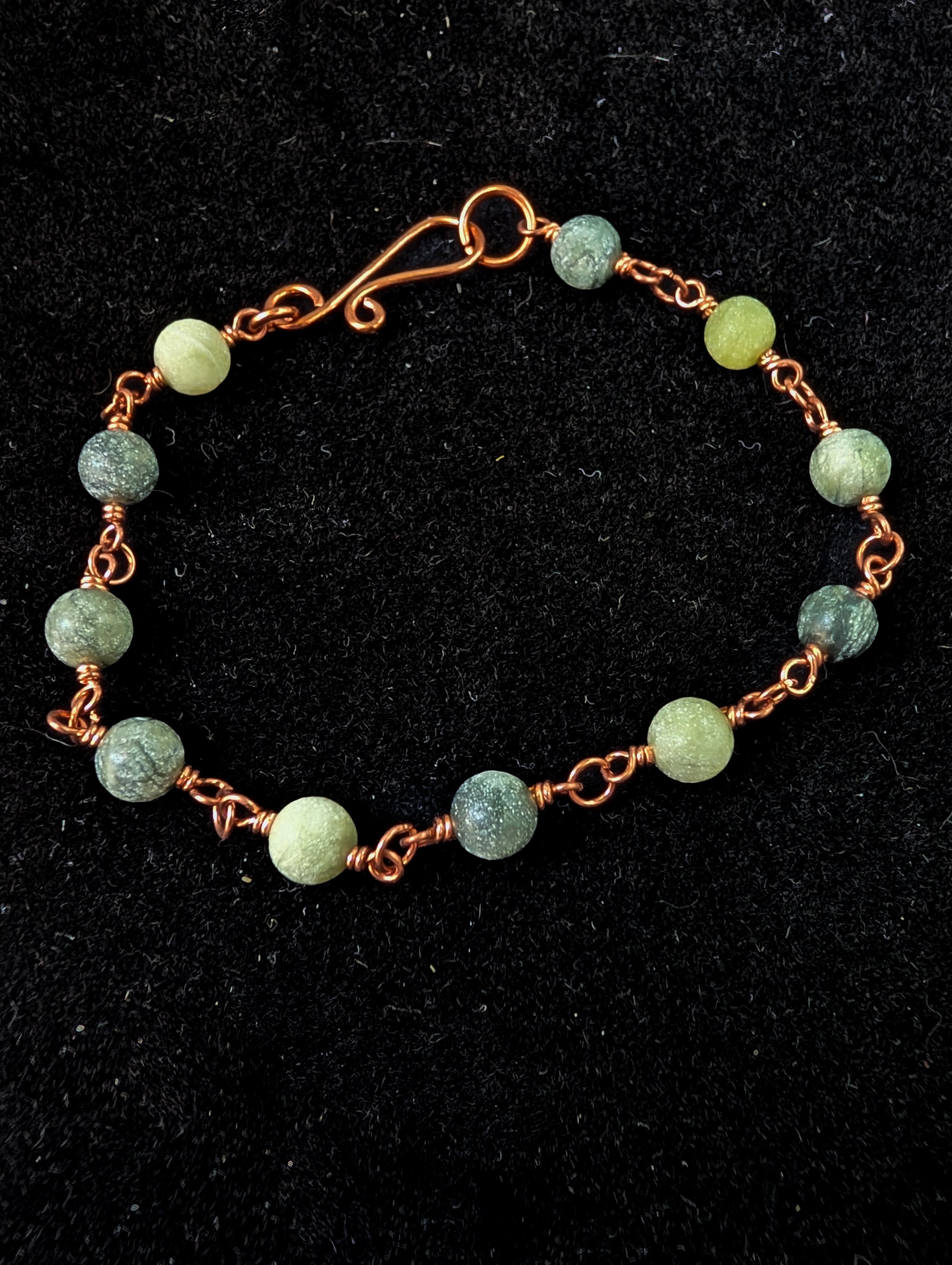 Serpentine Beaded Chain Bracelet