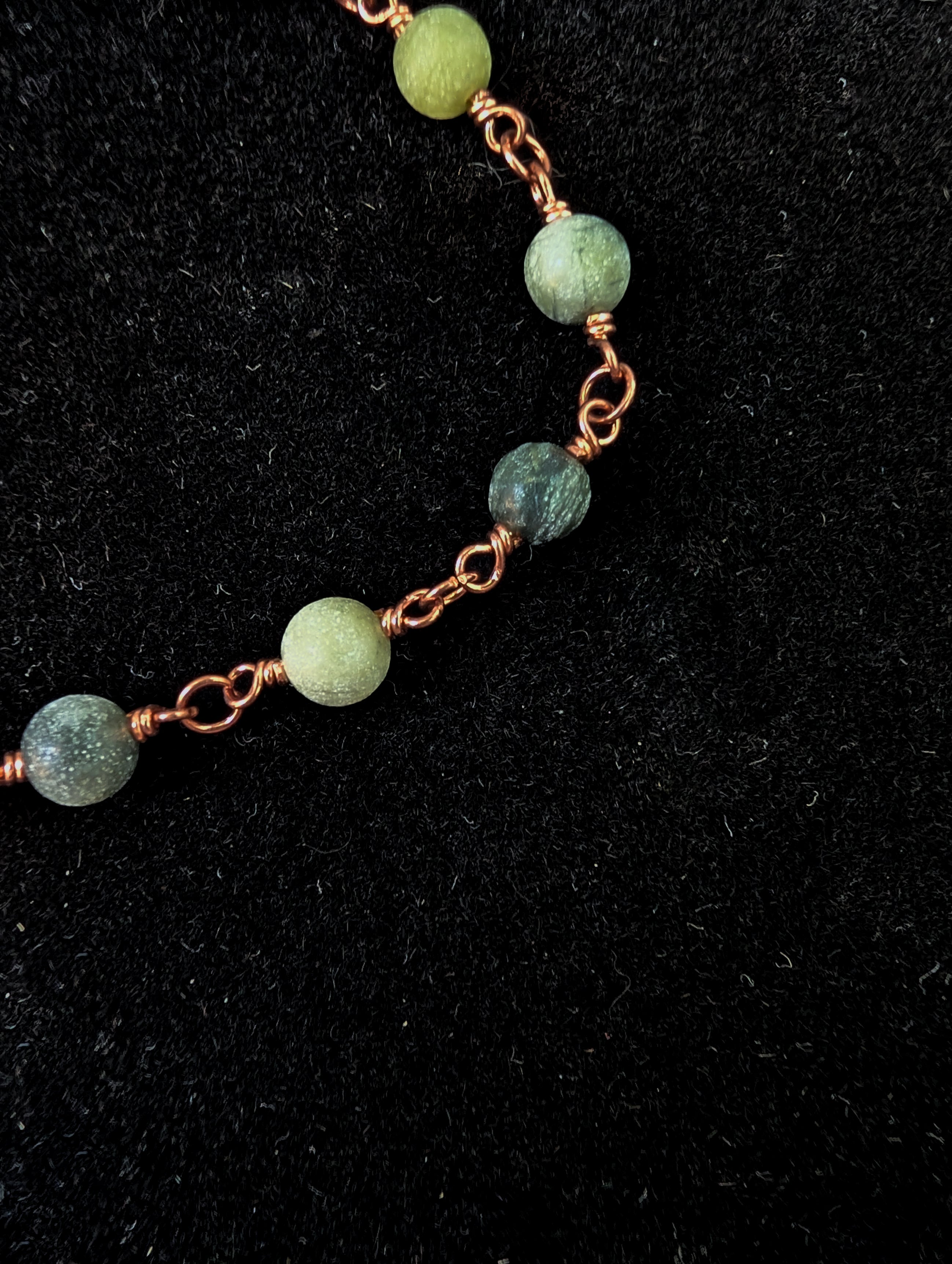 Serpentine Beaded Chain Bracelet