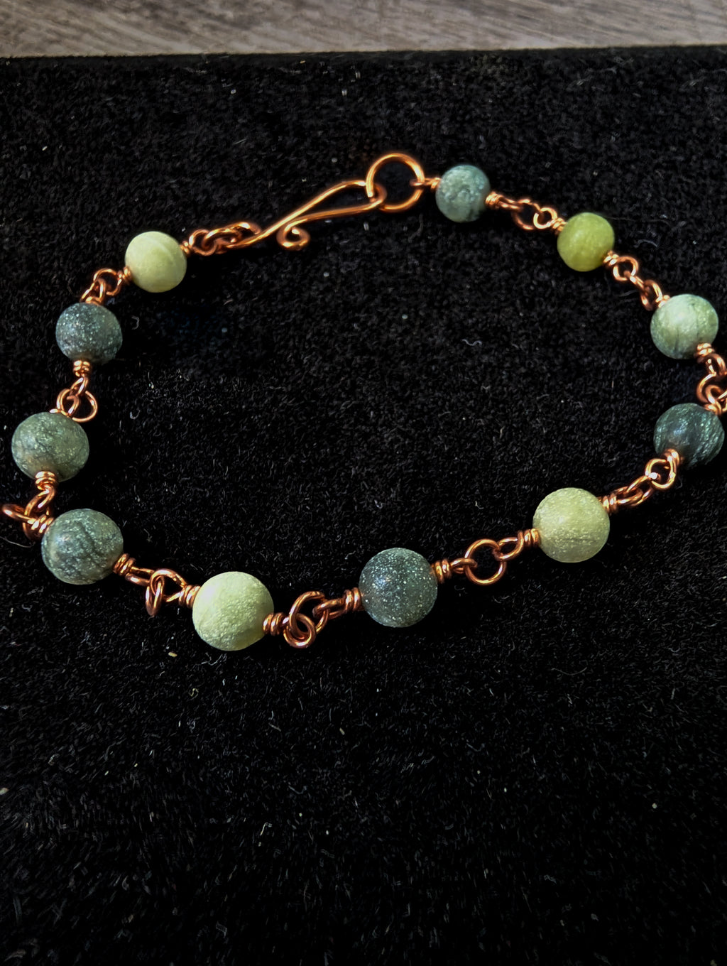 Serpentine Beaded Chain Bracelet