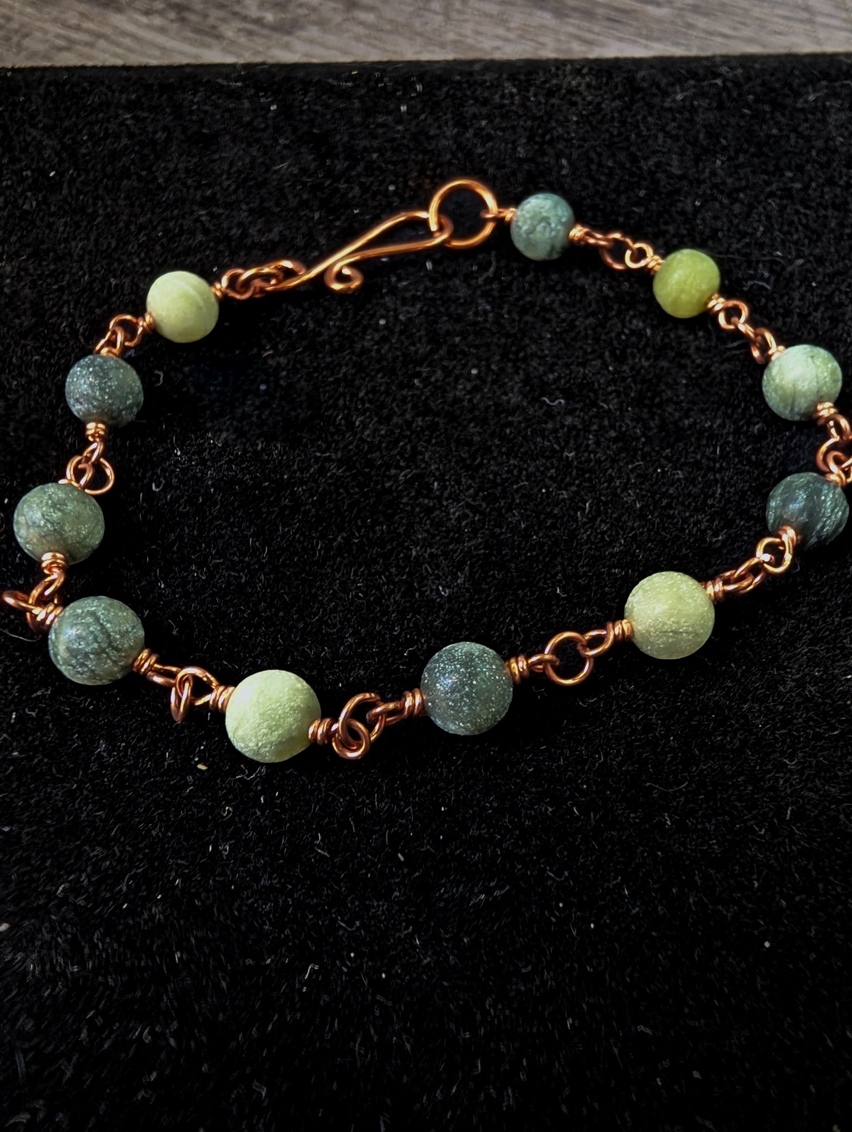 Serpentine Beaded Chain Bracelet