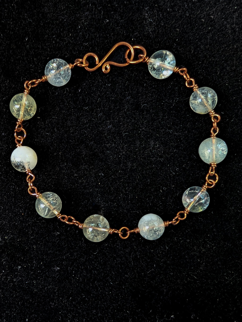 Citrine Bead Chain Bracelet