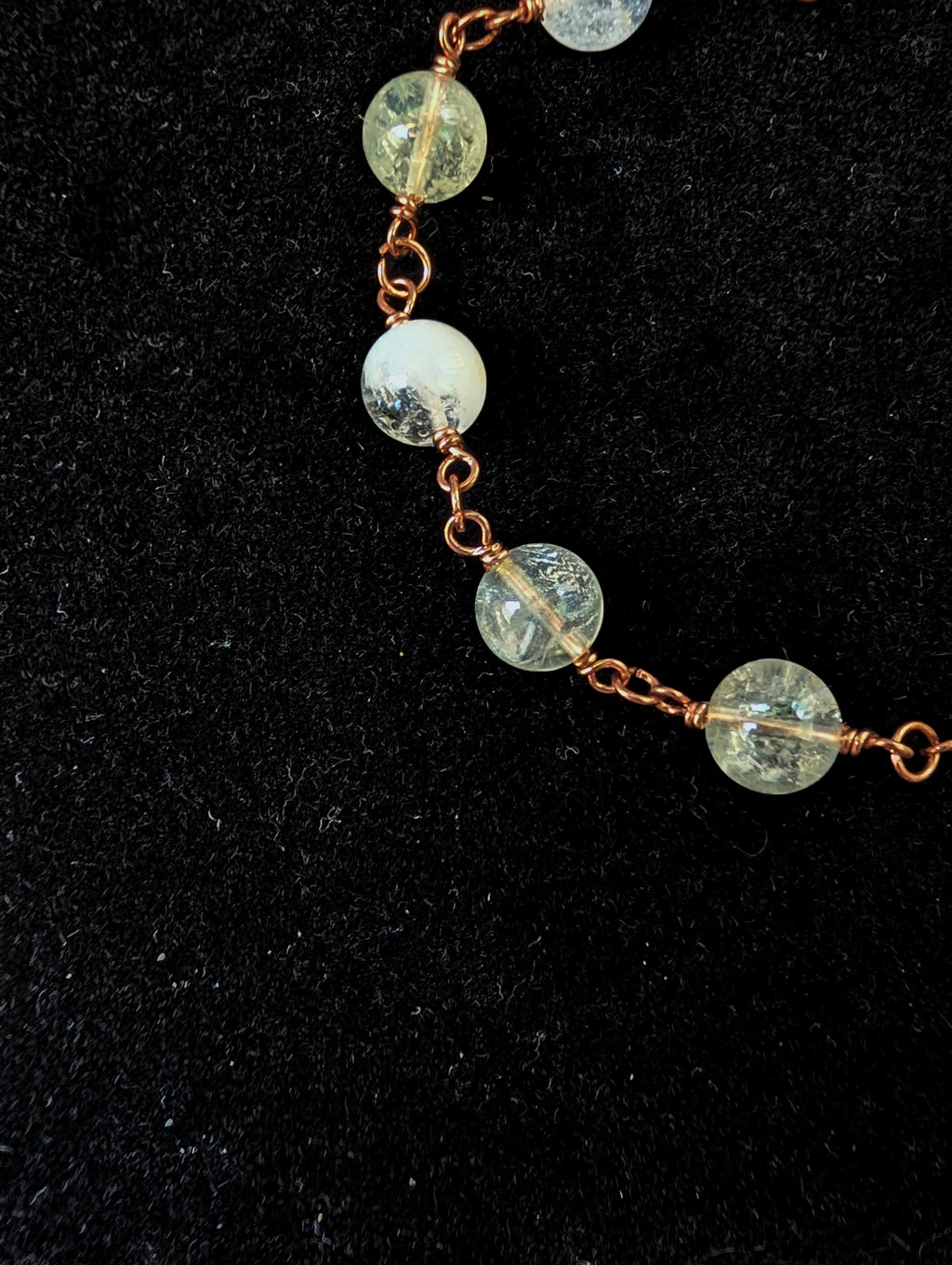 Citrine Bead Chain Bracelet