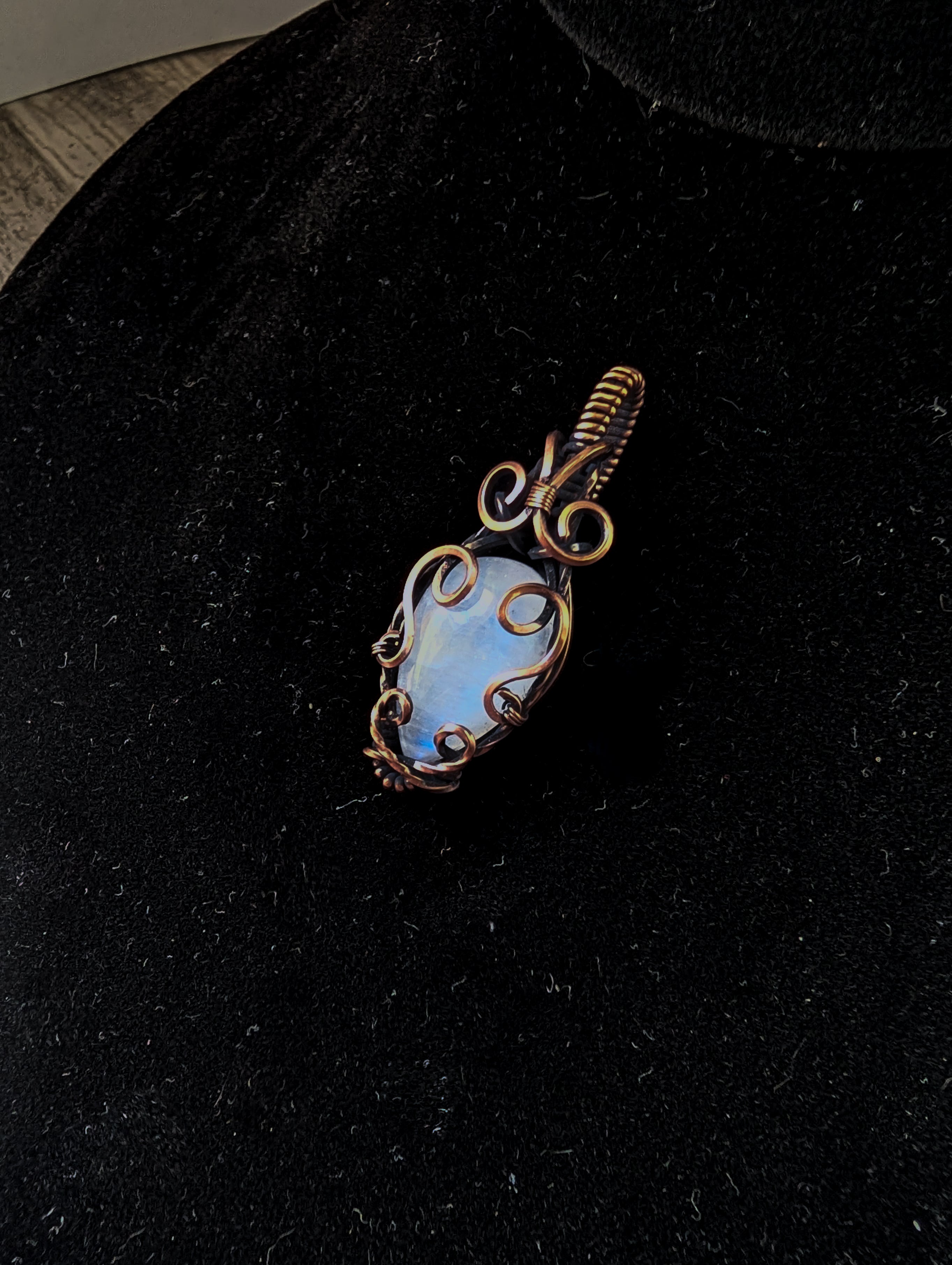 Rainbow Moonstone Pendant