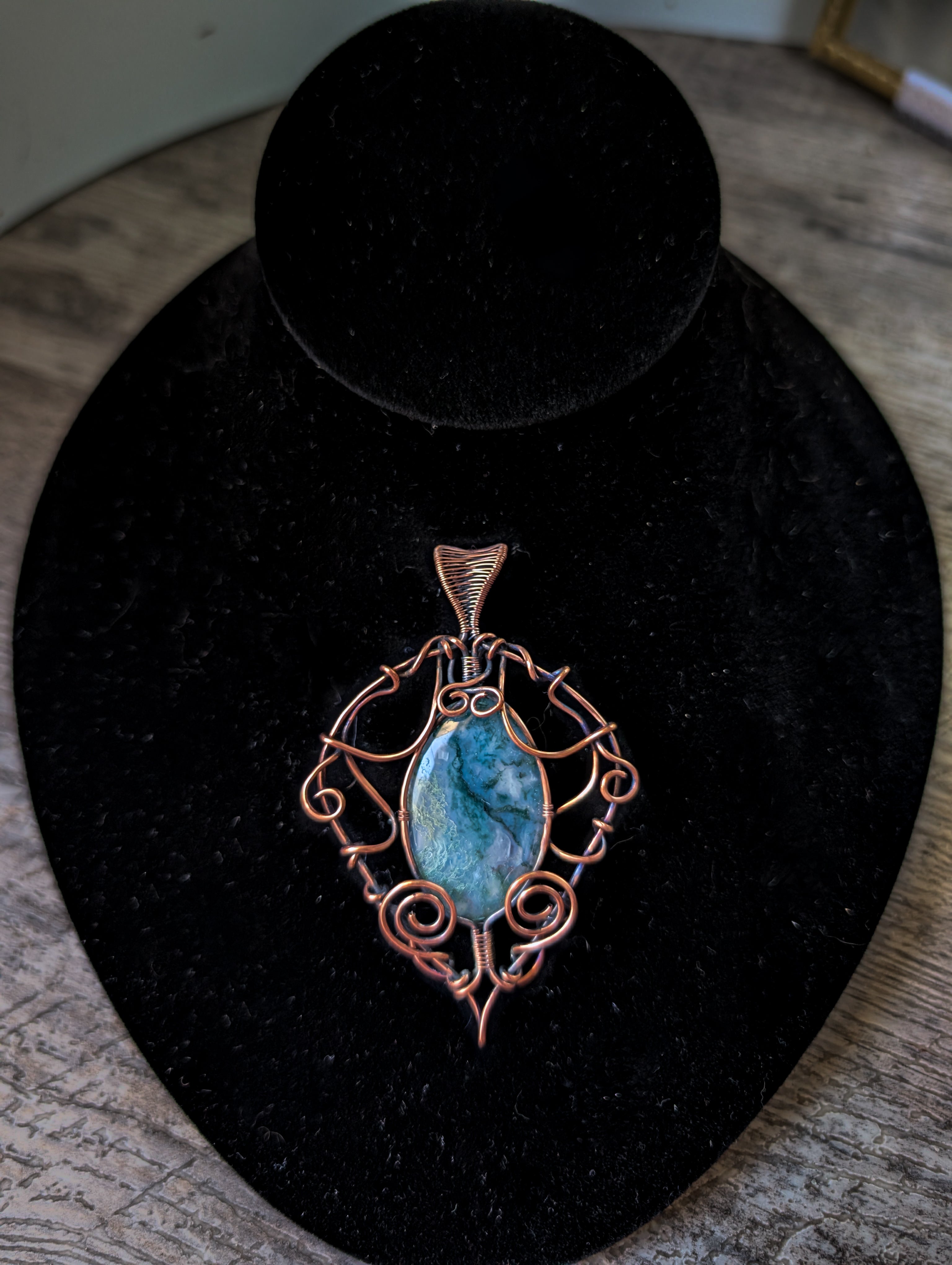 Moss Agate Pendant