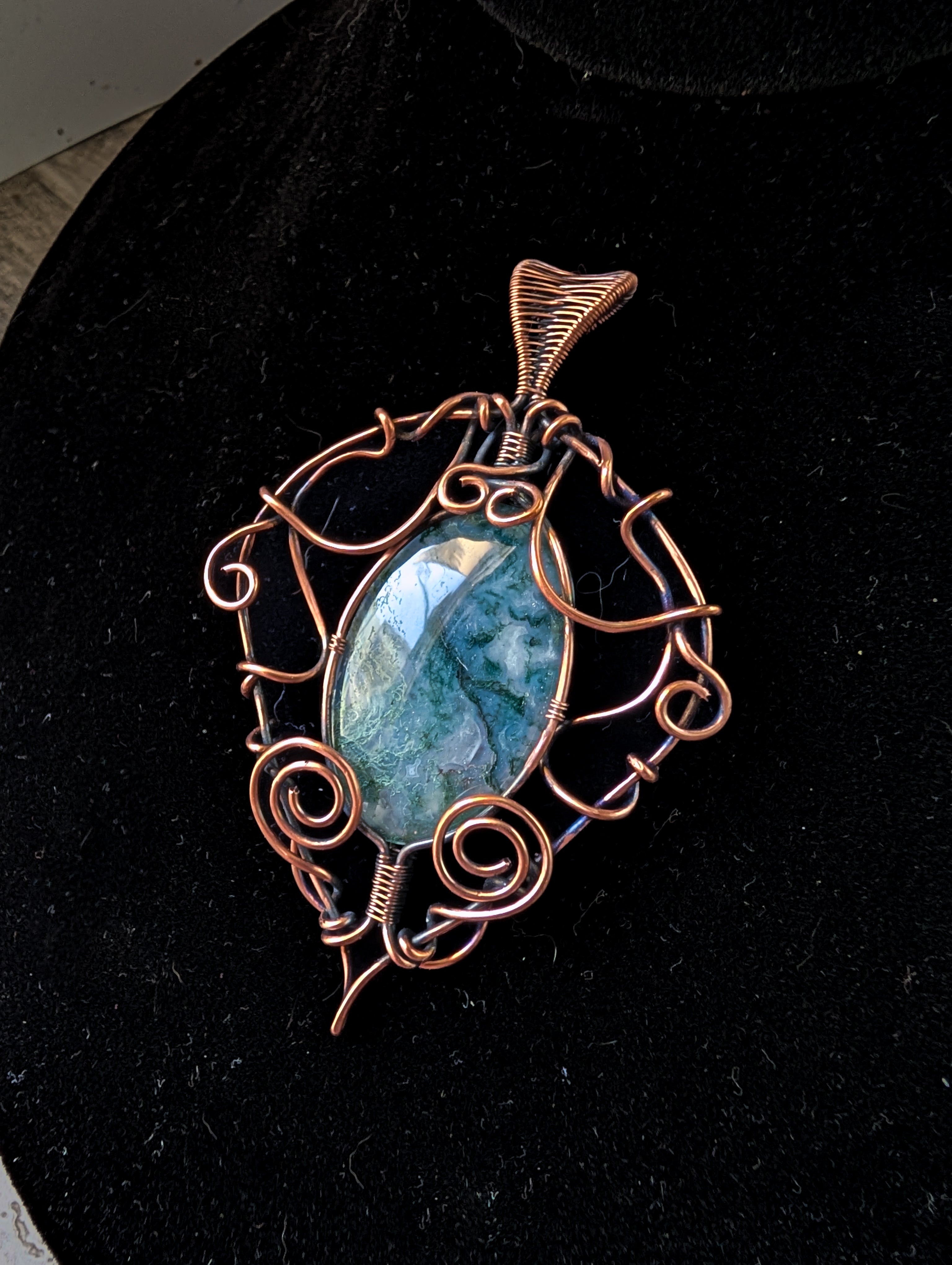 Moss Agate Pendant