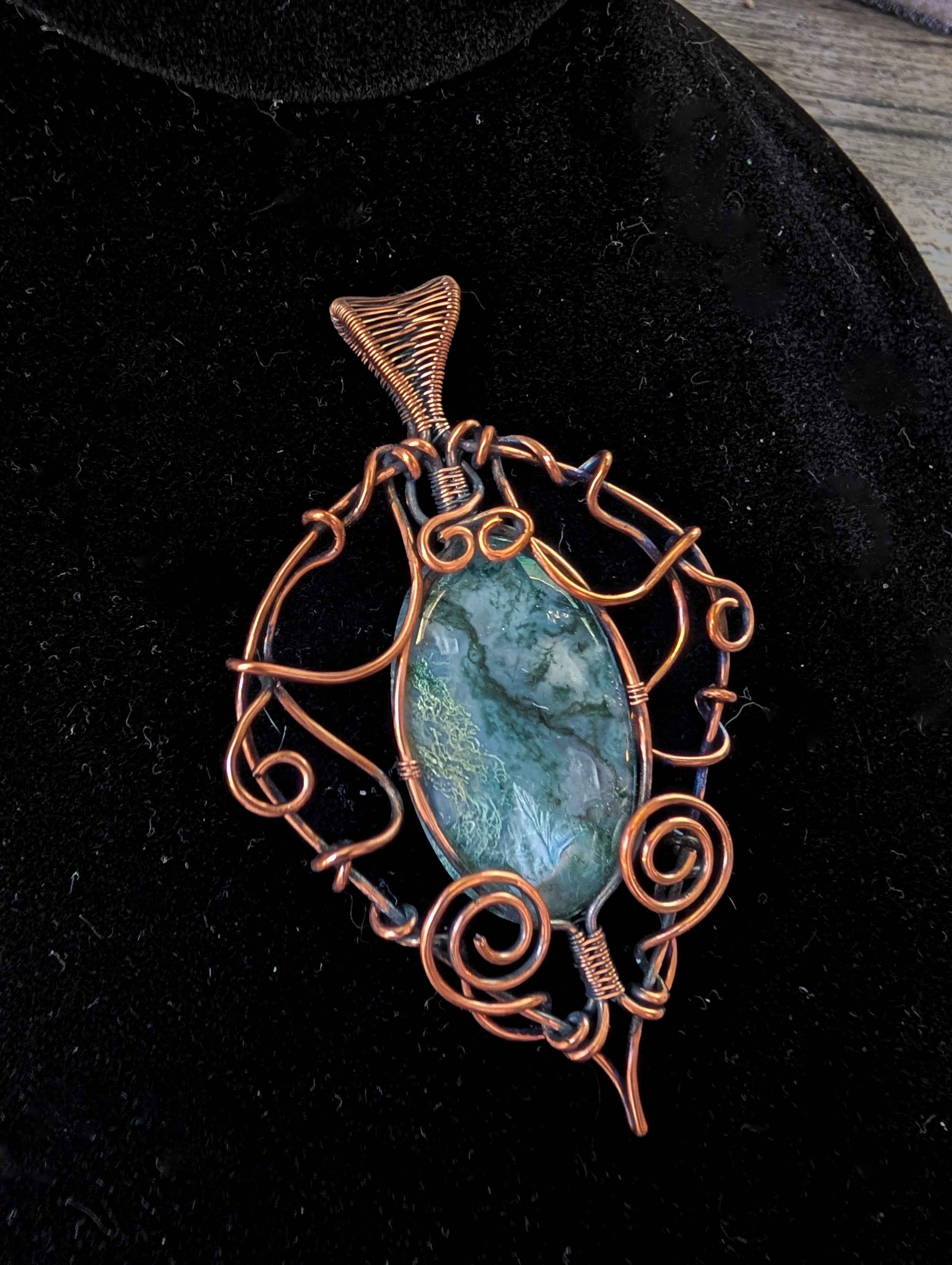 Moss Agate Pendant