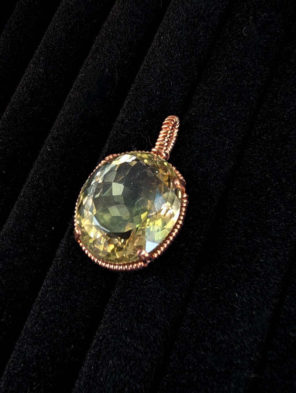 Lemon Quartz Pendant