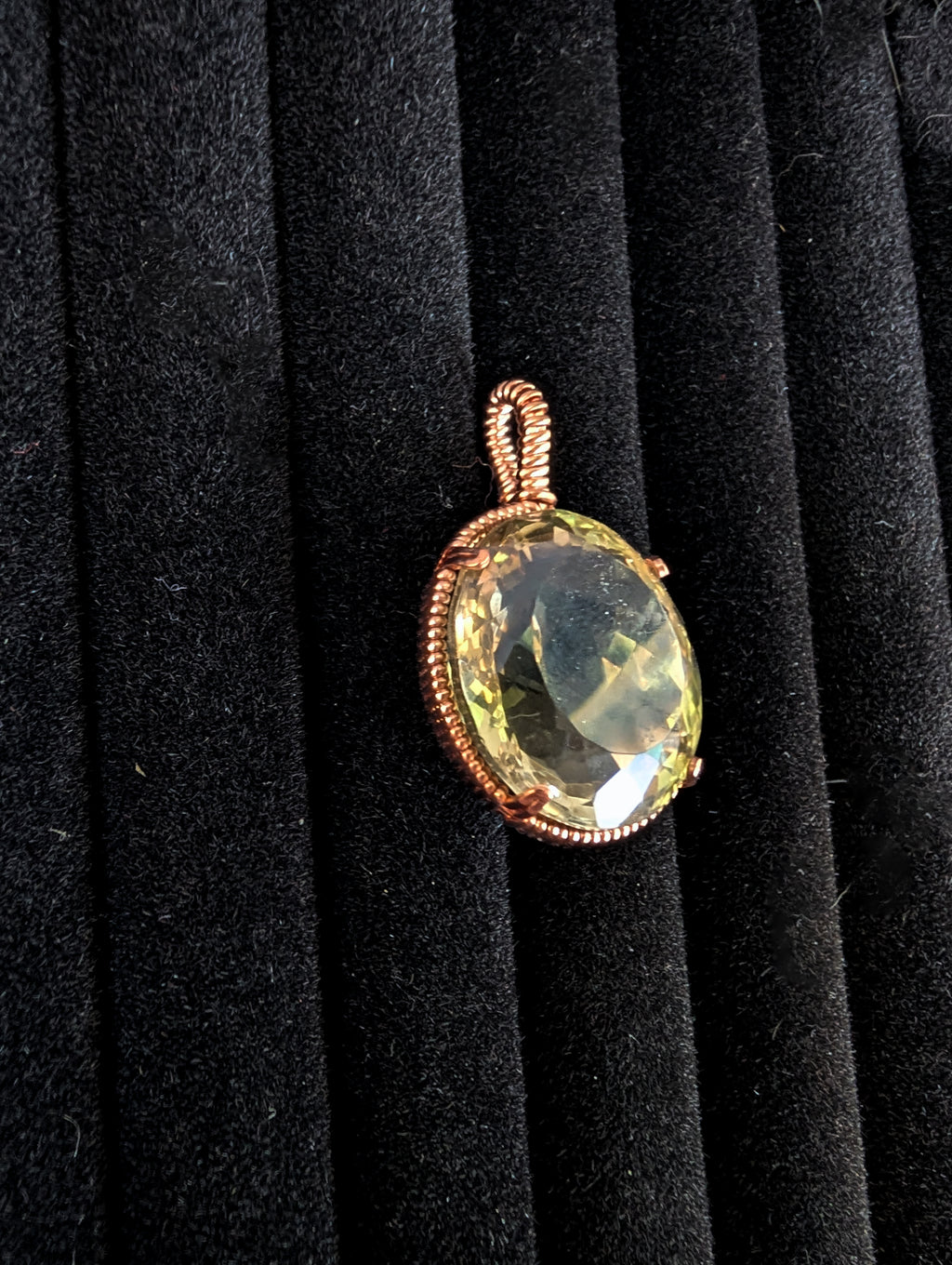 Lemon Quartz Pendant